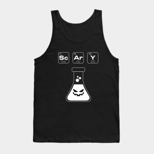 Scary Periodic Table Halloween Science Tank Top